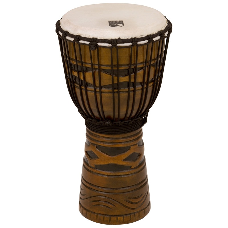 Toca Origin Series Djembe, African Mask, 10 In. Head X 20 In. Tall
