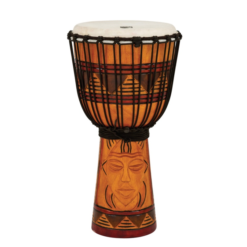 Toca Origin Series Djembe, Tribal Mask, 10" Head X 20" Tall
