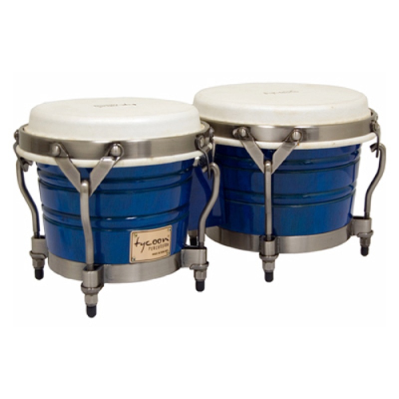Tycoon Percussion Signature Classic Blue Bongos
