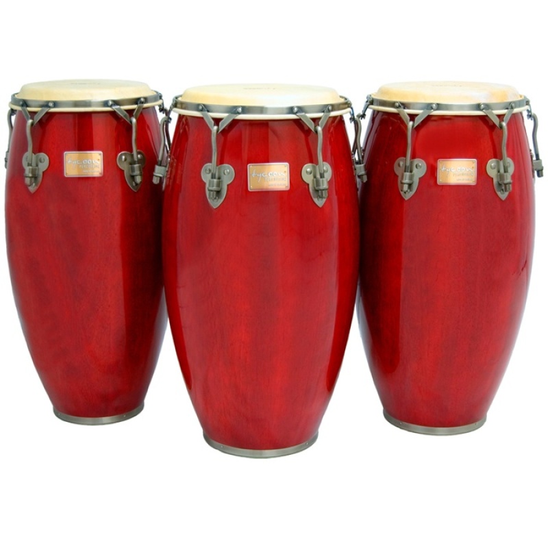 Tycoon Percussion Signature Classic Series Conga With Stand, Red