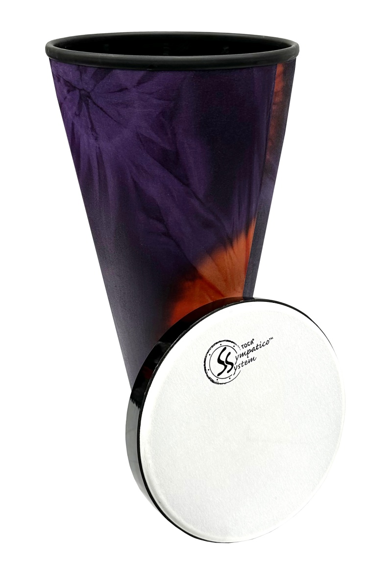 Toca Sympatico Nesting Ashiko - 12" Head, Woodstock Purple, Pretuned Fiberskin Head