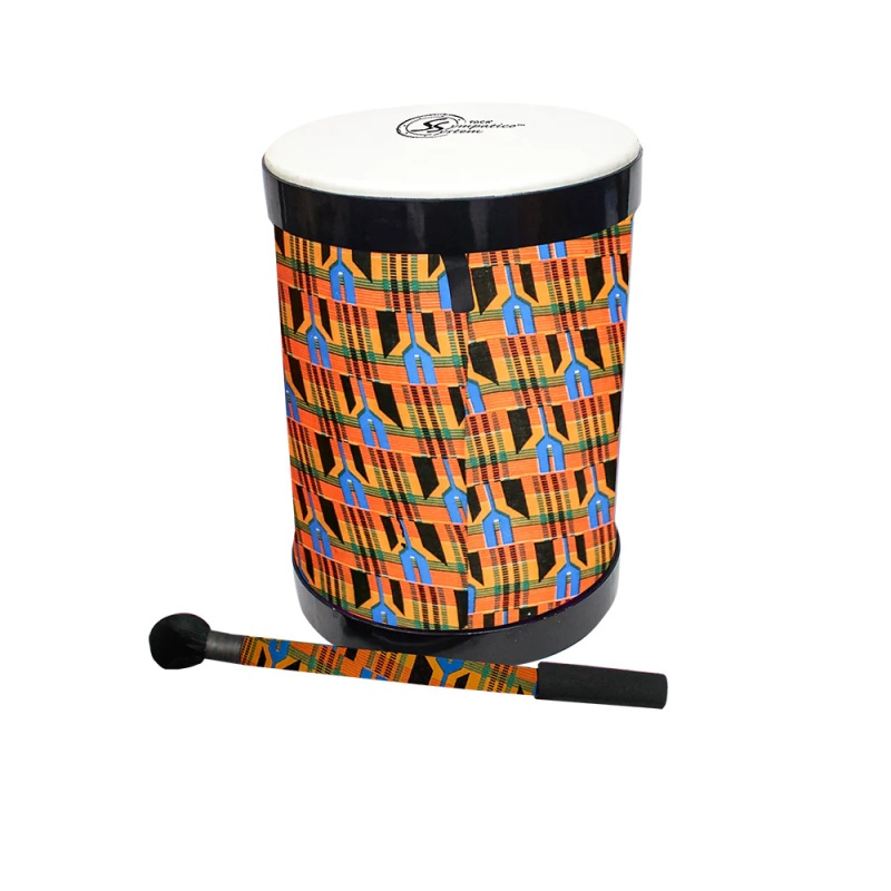 Toca Sympatico Nesting Djun Djun 16", Kente Cloth Pretuned Fiber W/ Dot