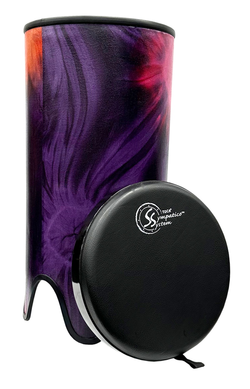 Toca Sympatico™ 12" Tubadora With Tunable Synthetic Leather Head - Woodstock Purple Finish