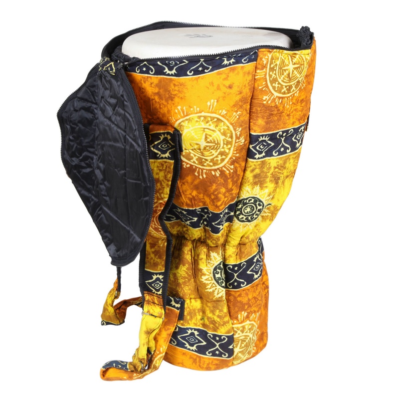 X8 Drums Gold Celestial Djembe Drum Backpack 12X24