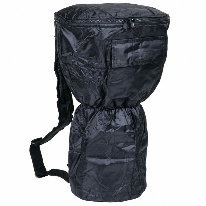 Xl Waterproof Djembe Bag, Padded Black Nylon (For 12X24 Djembes)