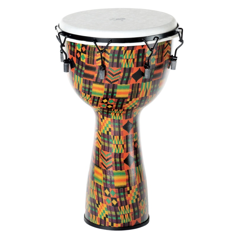 Kente Cloth Royal Djembe, Key-Tuned, Medium