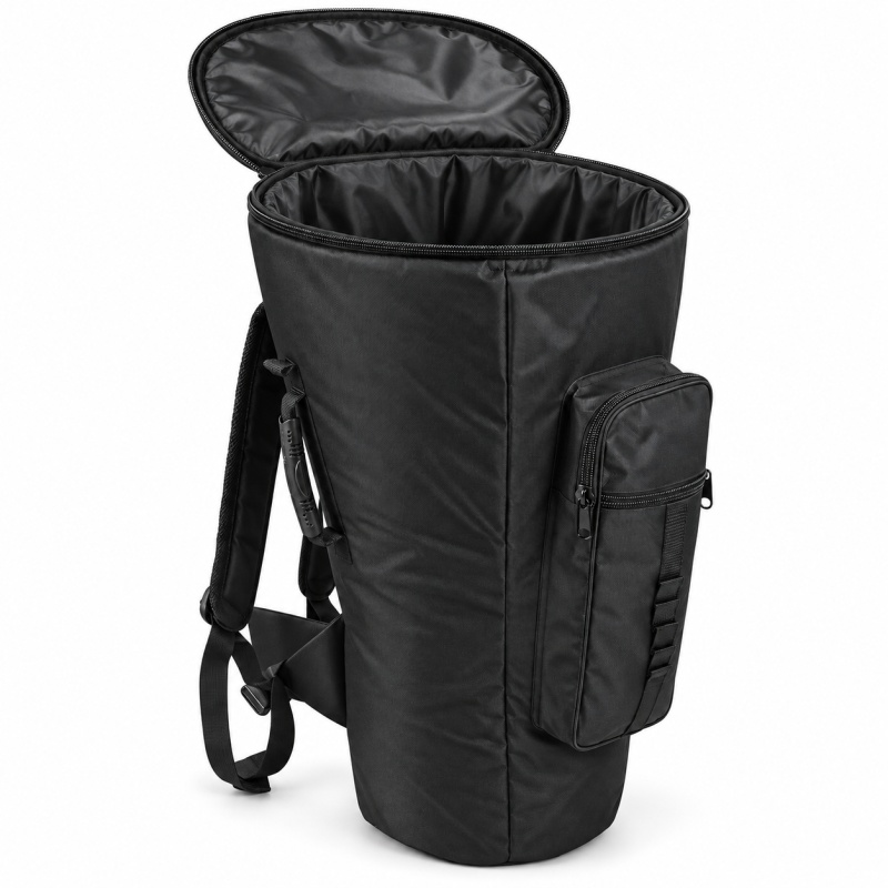 X8 Drums Xl Heavy Duty Djembe Bag, Water-Resistant Padded Backpack Case For 12" X 24" Djembes