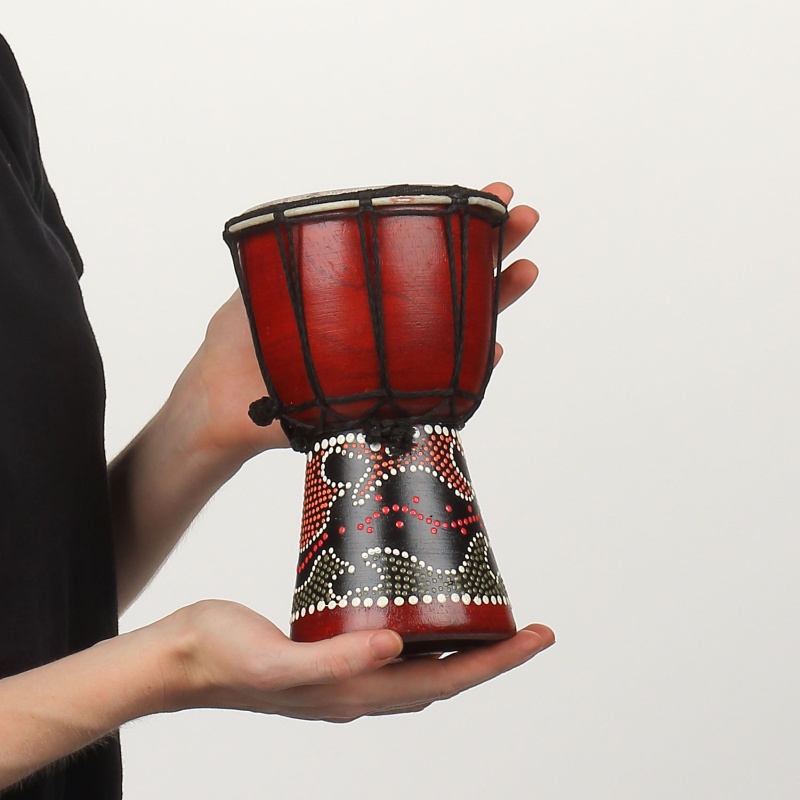 Hand Painted Mini Djembe